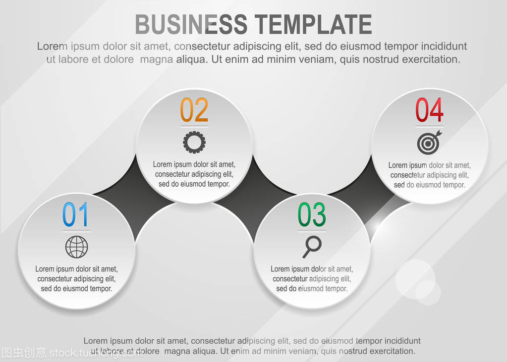 矢量商務(wù)信息圖表模板 提升商務(wù)信息咨詢的專業(yè)表達(dá)