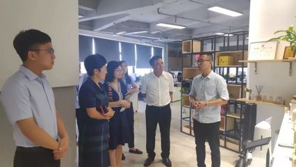 順德區副區長于洋一行赴順德創意產業園開展信息咨詢服務專題調研